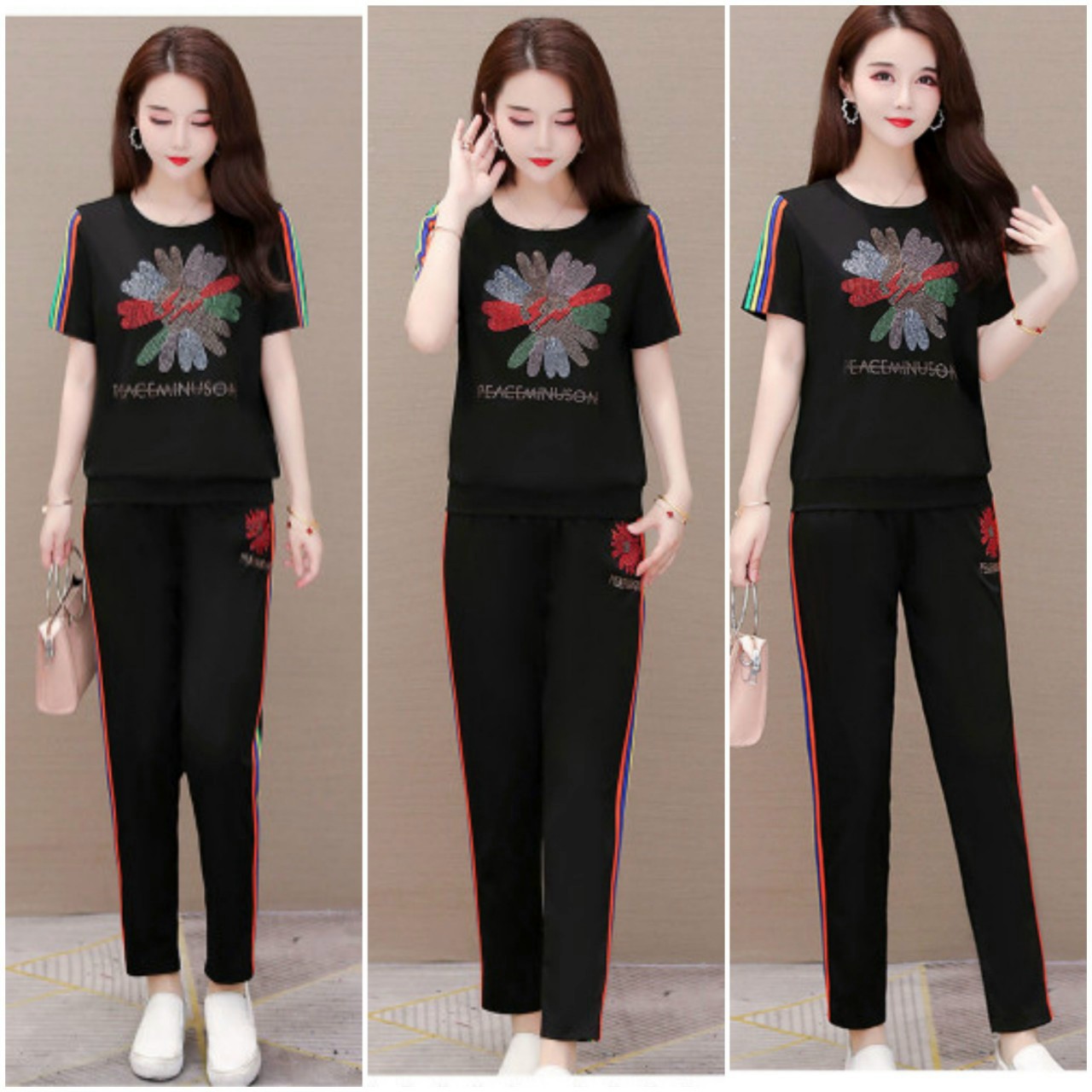 Set Bộ Dài Hoa Cúc Đính Đá - BTN87